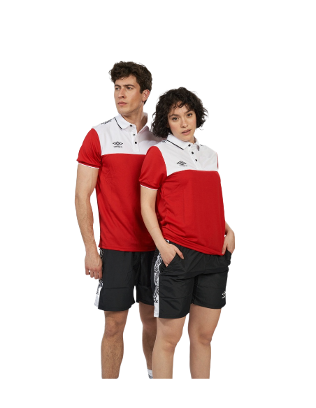 Polo Victoria Umbro Junior Rojo Blanco