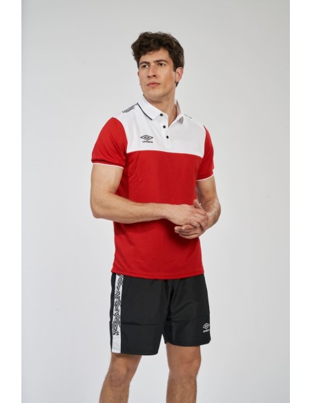 Polo Victoria Umbro Junior Rojo Blanco
