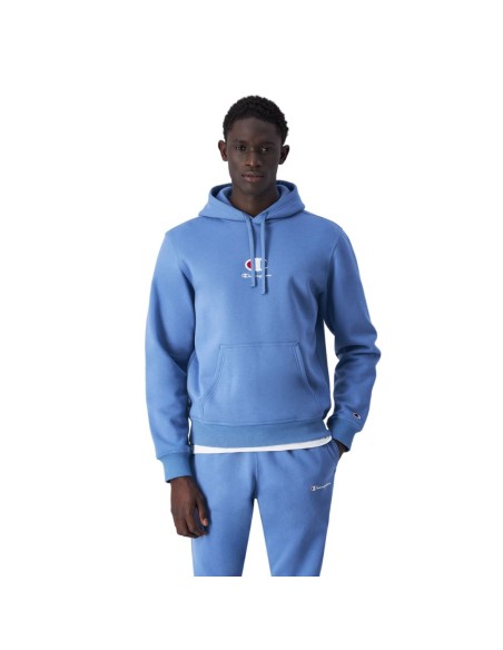 Sudadera Champion Hombre Hooded Azul