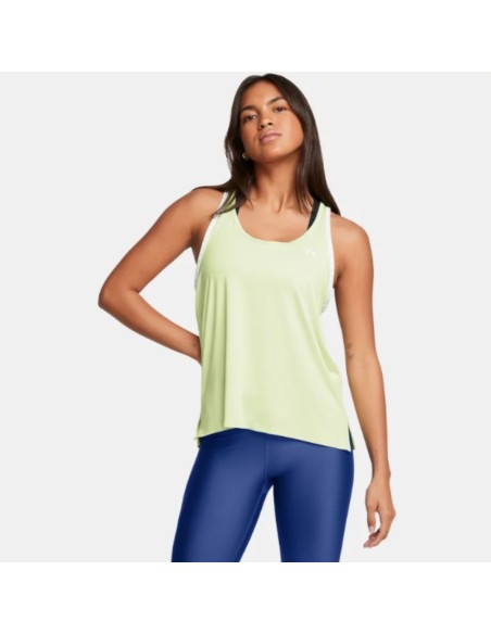 Camiseta Under Armour Mujer Knockout Tank Amarillo