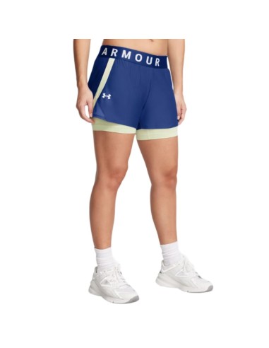 Short Under Armour Mujer Play Up 2 In 1 Azul