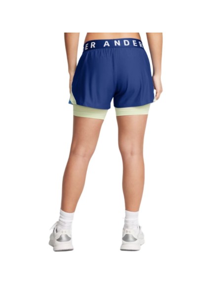 Short Under Armour Mujer Play Up 2 In 1 Azul