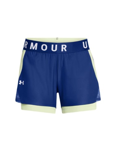 Short Under Armour Mujer Play Up 2 In 1 Azul