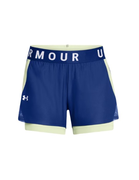 Short Under Armour Mujer Play Up 2 In 1 Azul