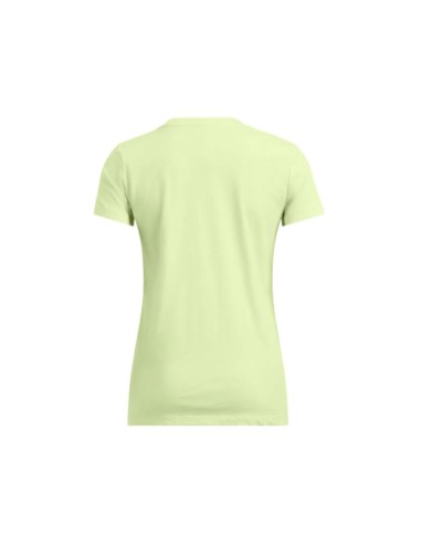Camiseta Under Armour Mujer Rival Logo Amarilla