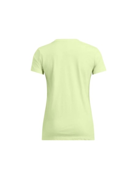 Camiseta Under Armour Mujer Rival Logo Amarilla