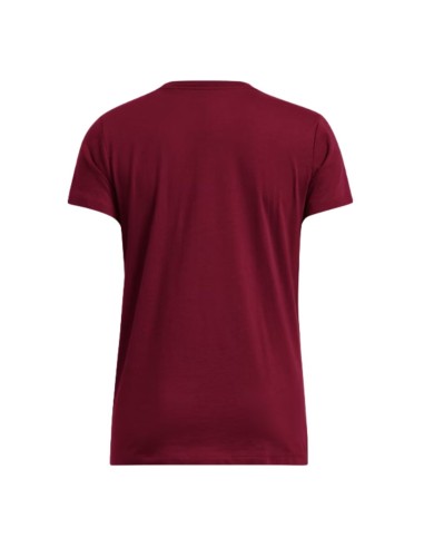 Camiseta Under Armour Mujer Rival Logo Roja