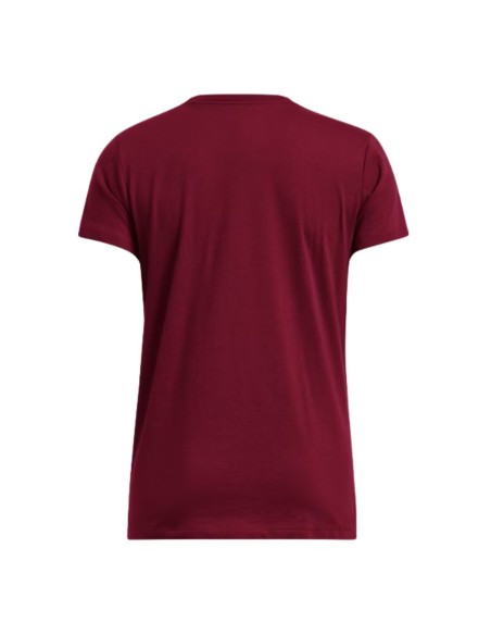 Camiseta Under Armour Mujer Rival Logo Roja