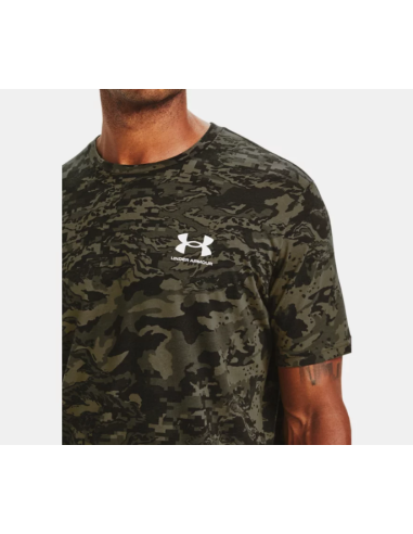 Camiseta Under Armour Hombre Abc Camo Negra