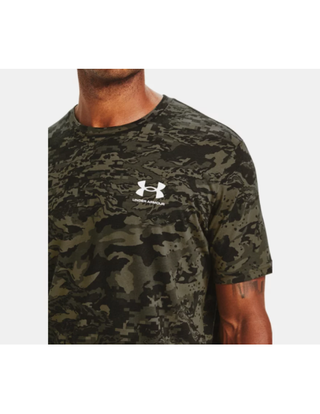 Camiseta Under Armour Hombre Abc Camo Negra