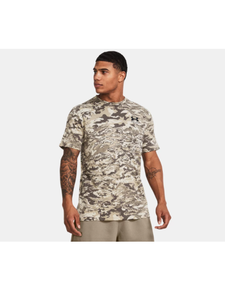 Camiseta Under Armour Hombre Abc Camo Beige