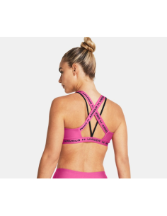 Sujetador Deportivo Mujer Under Armour Crossback Low Rosa 2