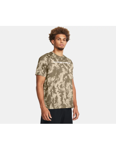 Camiseta Under Armour Hombre Tech ABC Kaki