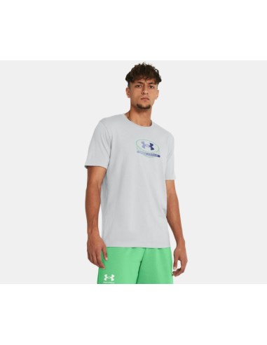 Camiseta Under Armour Hombre Global Lockertag Gris