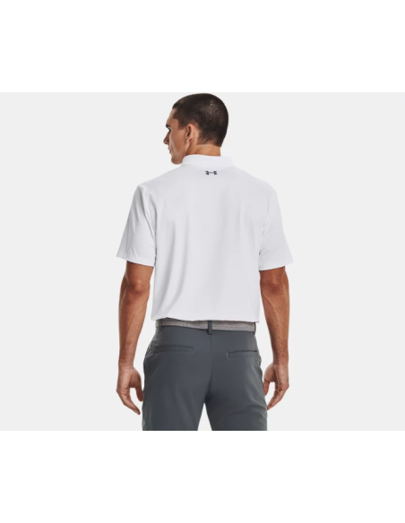 Polo Under Armour Hombre Performance 3.0 Blanco