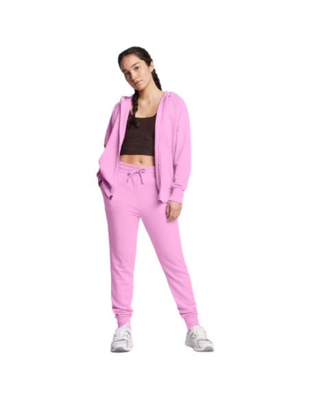 Pantalón Under Armour Mujer Rival Fleece Rosa