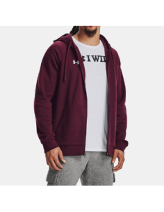 Chaqueta Under Armour Rival Burdeos 2