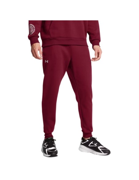 Pantalón Under Armour Hombre Rival Burdeos