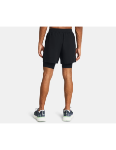 Short Under Armour Hombre Launch 5" 2 In 1 Negro 2