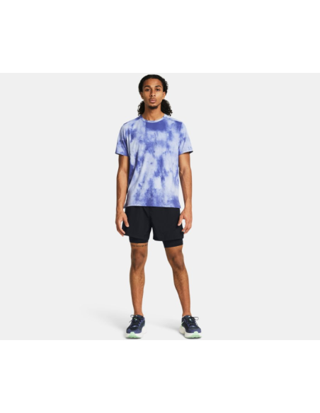 Short Under Armour Hombre Launch 5" 2 In 1 Negro