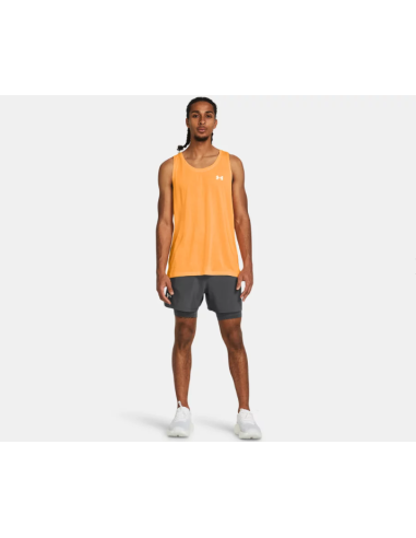 Short Under Armour Hombre Launch 2 In 1 5" Gris