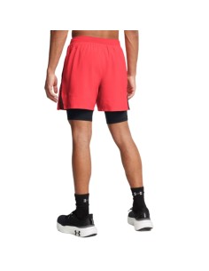 Short Under Armour Hombre Launch 2 In 1 5" Rojo 2