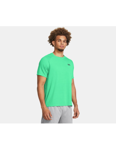 Camiseta Under Armour Hombre Tech Textured Verde