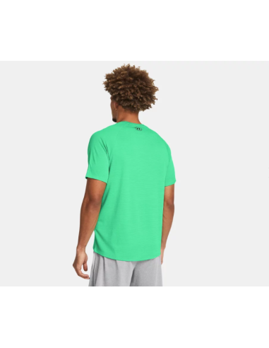 Camiseta Under Armour Hombre Tech Textured Verde