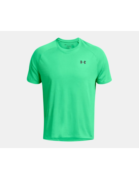 Camiseta Under Armour Hombre Tech Textured Verde