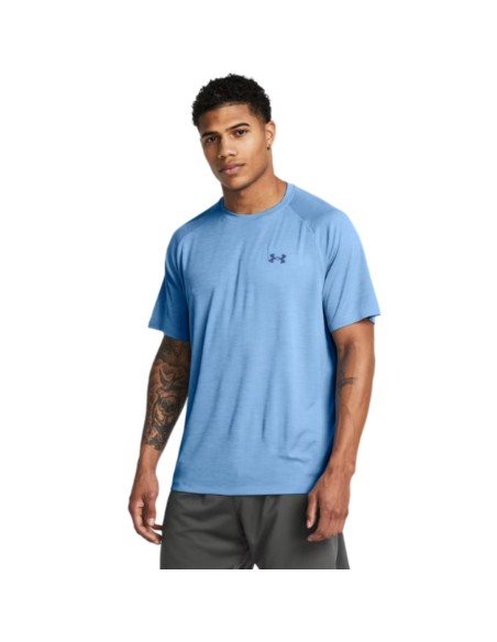 Camiseta Under Armour Hombre Tech Textured Azul