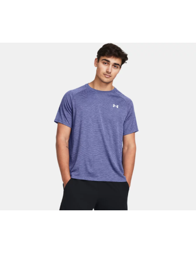 Camiseta Under Armour Hombre Tech Textured Azul