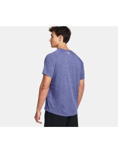 Camiseta Under Armour Hombre Tech Textured Azul 2