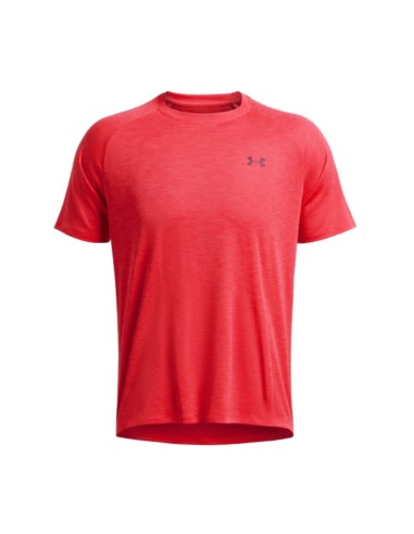 Camiseta Under Armour Hombre Tech Textured Roja