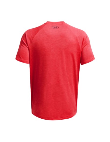 Camiseta Under Armour Hombre Tech Textured Roja