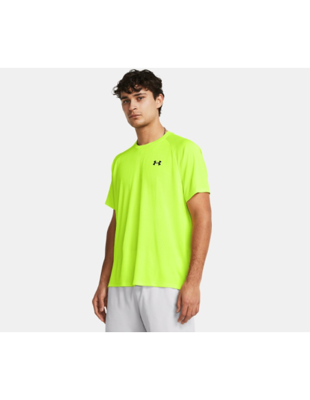 Camiseta Under Armour Hombre Tech Textured Amarilla