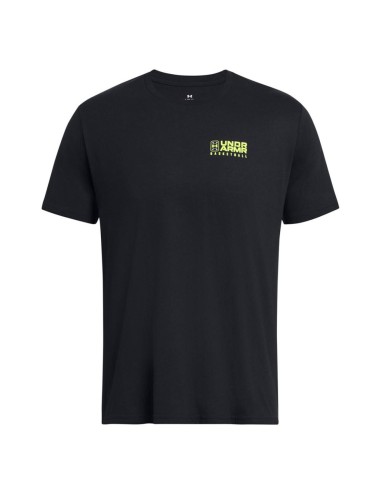 Camiseta Under Armour Hombre Bball Logo Court Negra