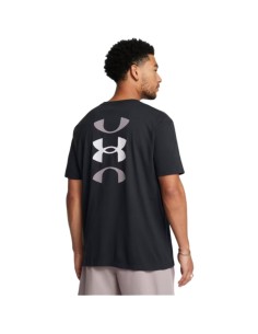 Camiseta Under Armour Hombre Basketball Logo Court Negra 2