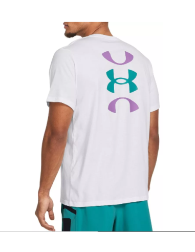 Camiseta Under Armour Hombre Bball Logo Court Blanca
