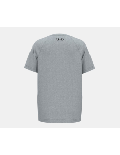 Camiseta Under Armour Hombre Tech Split Wordmark Gris 2