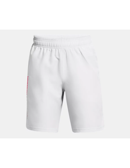 Short Under Armour Niño Woven Wdmk Blanco