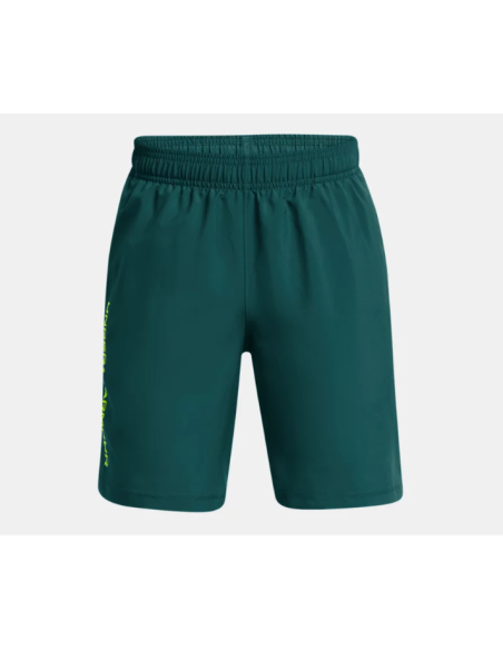 Short Under Armour Niño Woven Wdmk Verde