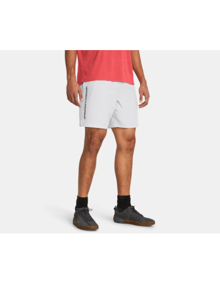 Short Under Armour Hombre Tech Woven Wordmark Blanco