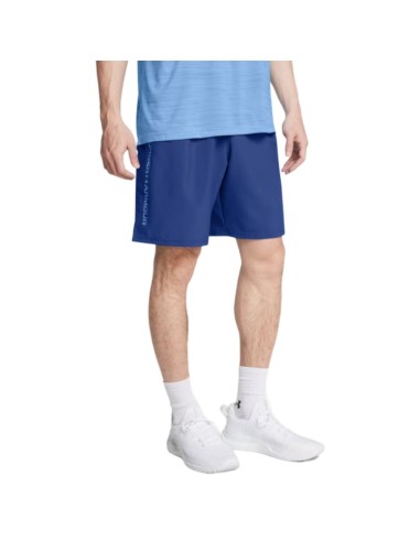 Short Under Armour Hombre Tech Woven Wordmark Azul