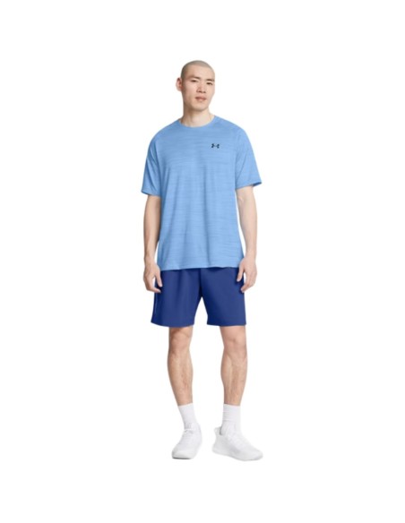 Short Under Armour Hombre Tech Woven Wordmark Azul