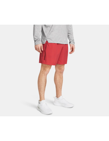 Short Under Armour Hombre Woven Wdmk Rojo