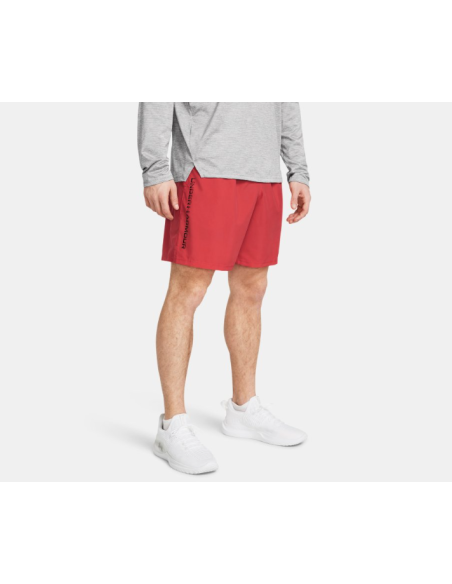 Short Under Armour Hombre Woven Wdmk Rojo