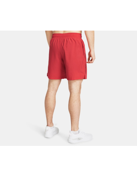 Short Under Armour Hombre Woven Wdmk Rojo