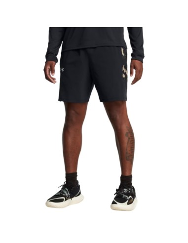 Short Under Armour Hombre Zone Woven Negro