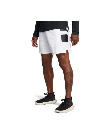 Short Under Armour Hombre Zone Woven Blanco