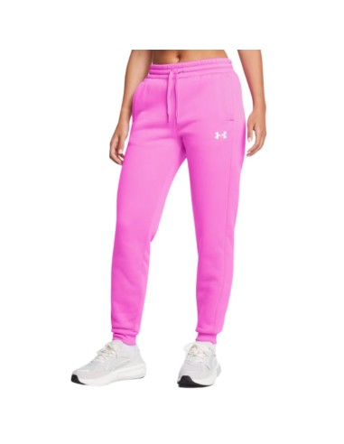 Pantalón Under Armour Mujer Fleece Rosa